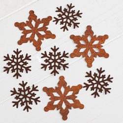 Rusty Tin Snowflake Cutouts
