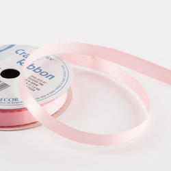 3/8" Pink Satin Picot Ribbon