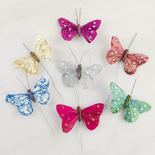 Artificial Glitter Butterflies