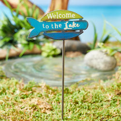Miniature Lake Sign