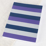 Violet Striped Notebook
