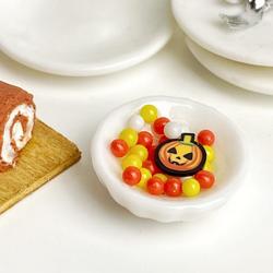 Miniature Dish of Halloween Candy
