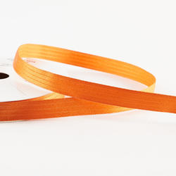 Orange Stitched Satin Ribbon