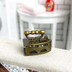 Dollhouse Miniature Antique Brass Iron