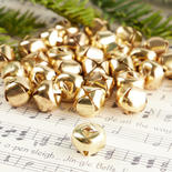 3/4" Gold Jingle Bells