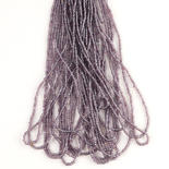 Lavender Glass Seed Bead Strands