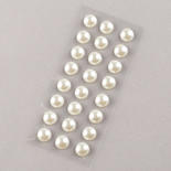 White Pearl Bling Stickers