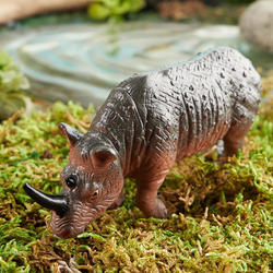 Miniature Rhinoceros Figurine