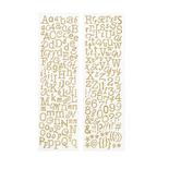 Gold Letter Stickers