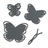 Butterfly Parts Die Cuts