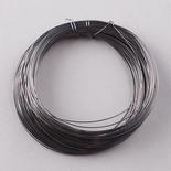 Gunmetal Gray Silver Plated Copper Wire