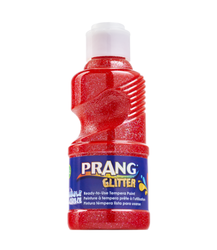 Prang Ready to Use Washable Red Glitter Paint