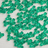 Green Translucent Tri Beads