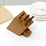 Dollhouse Miniature Knife and Knife Holder Set