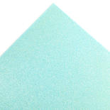 Teal Glitter Craft Foam Sheet