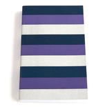 Small Violet Striped Notebook