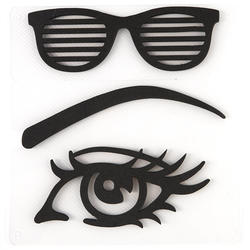 Sunglasses and Eye Foam Stamps