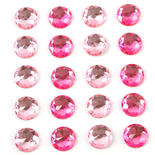 Pink Rhinestone Bling Stickers