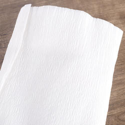White Crepe Paper Sheet