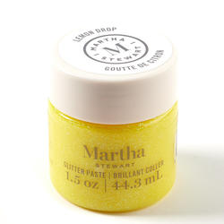 Martha Stewart Lemon Drop Glitter Paste