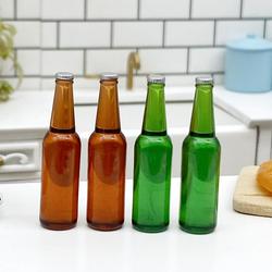 Dollhouse Miniature Green and Brown Bottles