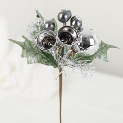 Silver Ball Bell and Winter Berry Pick