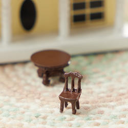 Matchbox Micro Mini Brown Chair.