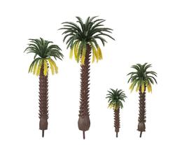 Miniature Diorama Assorted Size Palm Trees