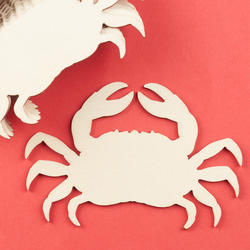 Unfinished Wood Crab Cutouts