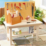 Miniature Workbench with Tools
