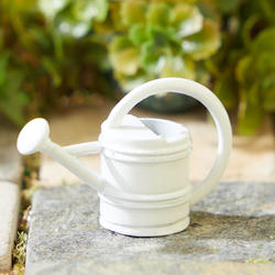 Dollhouse Miniature White Watering Can