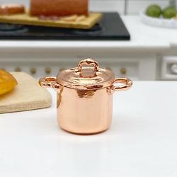 Miniature Copper Covered Stockpot