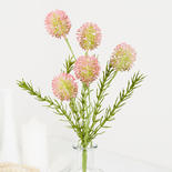Artificial Pink Thistle Spray