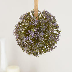 Purple Artificial Allium Kissing Ball