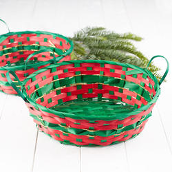 Holiday Woven Basket