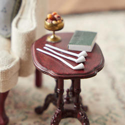 Dollhouse Miniature Clay Pipes