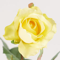 Yellow Artificial Alice Long Stem Rose