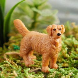 Doll House Shoppe 3 Toy Golden Retriever Dog Game Pcs 11894 Micro-mini Miniature 