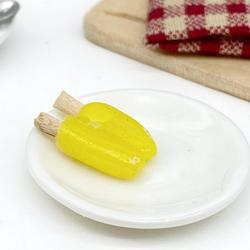 Dollhouse Miniature Lemon Popsicle