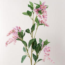 Light Orchid Artificial Love-in-a-Mist Tassel Stem