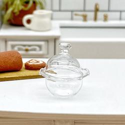 Dollhouse Miniature Clear Bowl