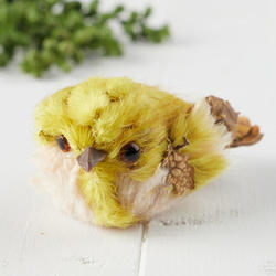 Yellow Artificial Finch Bird