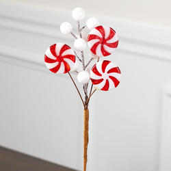 Christmas Peppermint Candies Pick