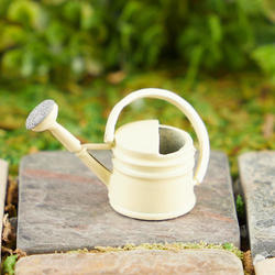 Dollhouse Miniature Cream Watering Can