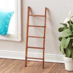 Dollhouse Miniature Ladder With Treads