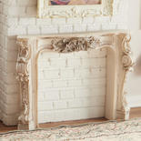 Dollhouse Miniature Victorian Fireplace Mantle