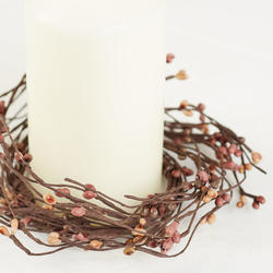 Rustic Mix Pip Berry Candle Ring