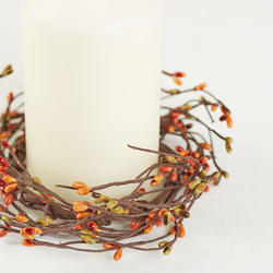 Pumpkin and Sage Pip Berry Candle Ring
