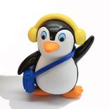 Miniature Earmuffs Penguin