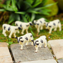 Micro Mini Black and White Cows